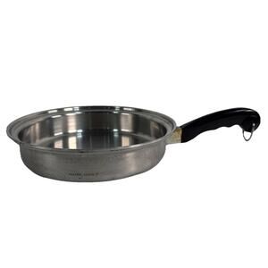 SaladMaster 11" Skillet 18-8 Tri-Clad  Stainless No Lid ShE